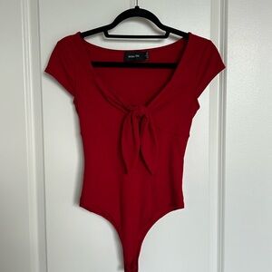 Minkpink red bodysuit